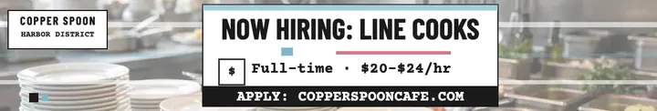 Copper Spoon Cafe line cooks hiring cover template
