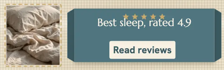 Linen sleepers review mobile banner template