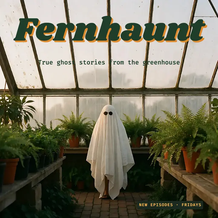 Fernhaunt greenhouse ghost stories podcast cover: greenhouse ghost stories podcast cover template