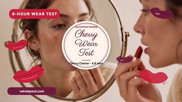 Velvetpout cherry wear test thumbnail template