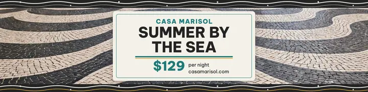 Casa Marisol Lisbon summer banner template