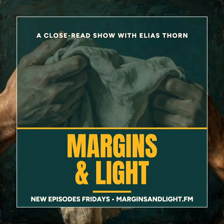 Margins and Light literary podcast cover template