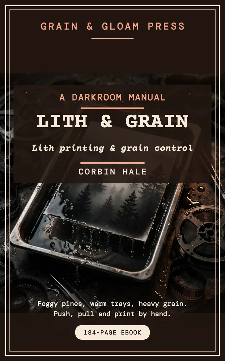 Lith and Grain darkroom manual ebook template