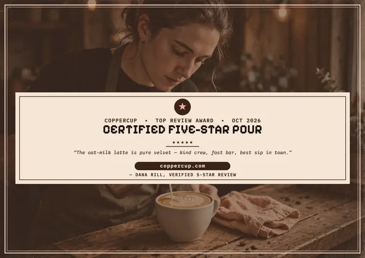 Coppercup top review lith certificate: review award certificate template