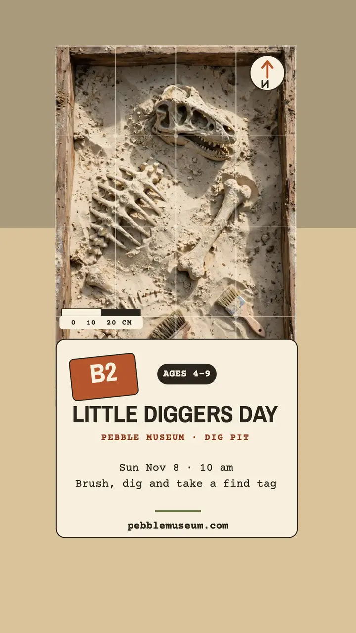 Little Diggers Day museum story template