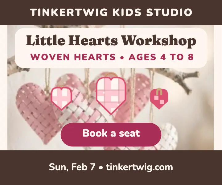 Little Hearts kids workshop ad template