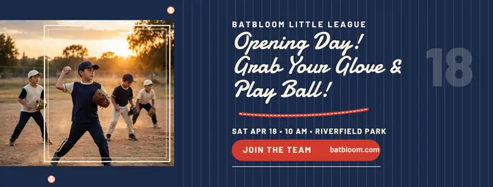 Batbloom opening day cover template