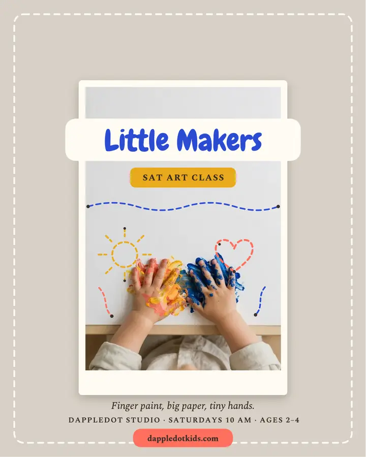 Dappledot Studio little makers stitched post template