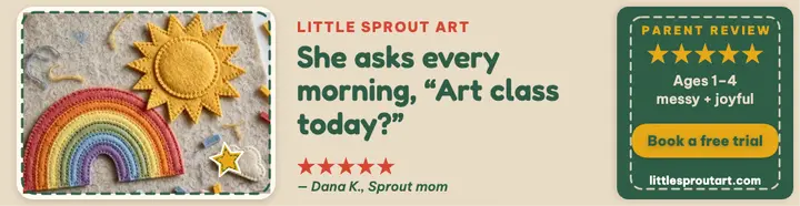 Little Sprout Art felt review billboard template