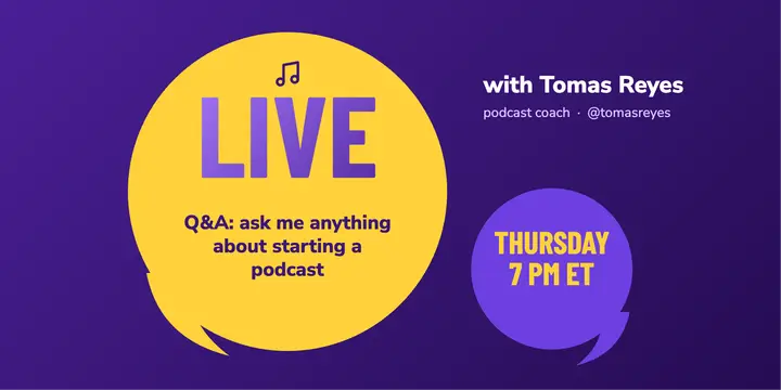 Live Q&A post template