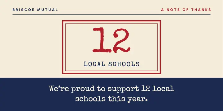 Supporting local schools post template