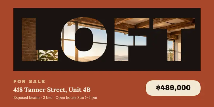 Loft for sale knockout template