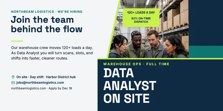Northbeam Data Analyst hiring post template