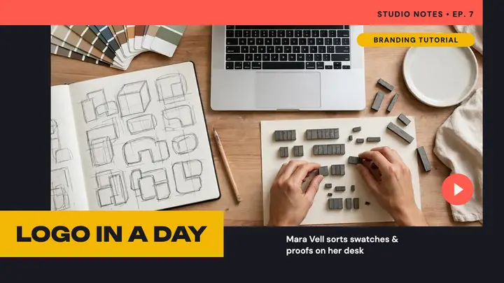 Logo in a Day creator thumbnail template