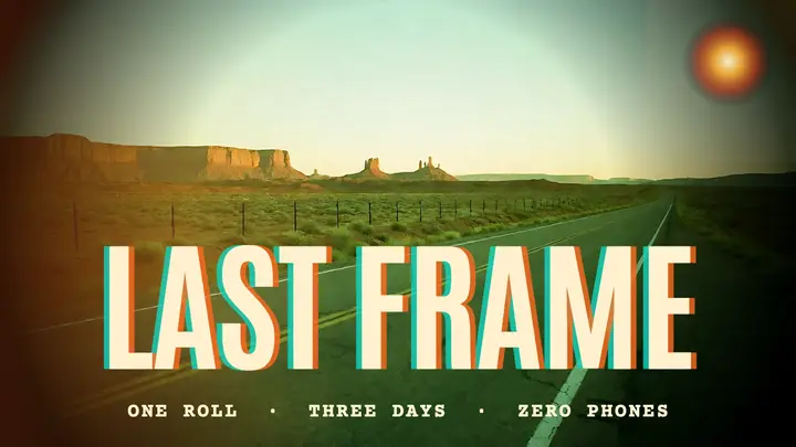 Last frame film road trip thumbnail template