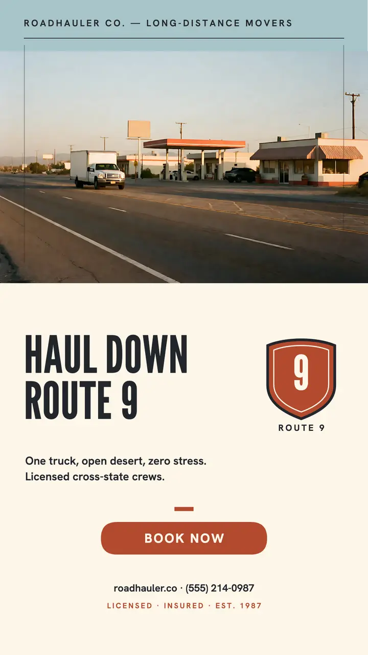 Roadhauler long road movers story template