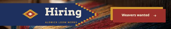 Aldwick Loom Works weavers wanted LinkedIn cover template