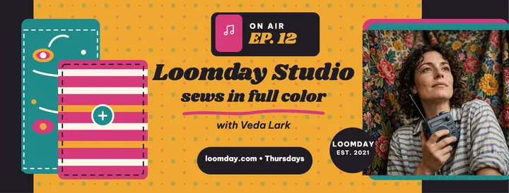 Loomday Studio textile creator cover template