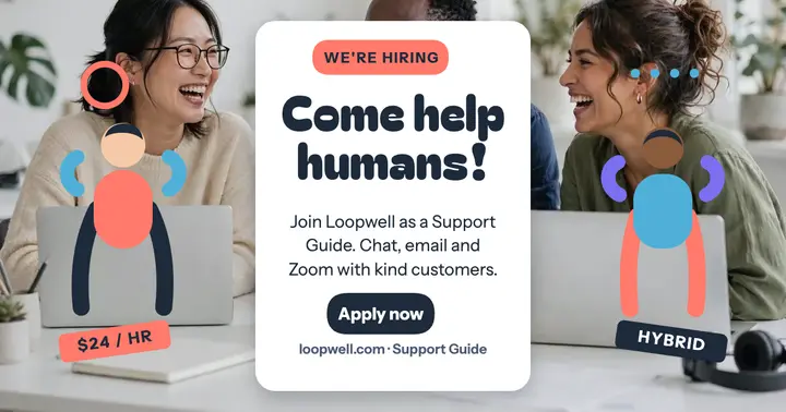 Loopwell support crew hiring post template