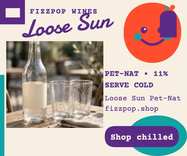 Loose Sun pet-nat launch ad template