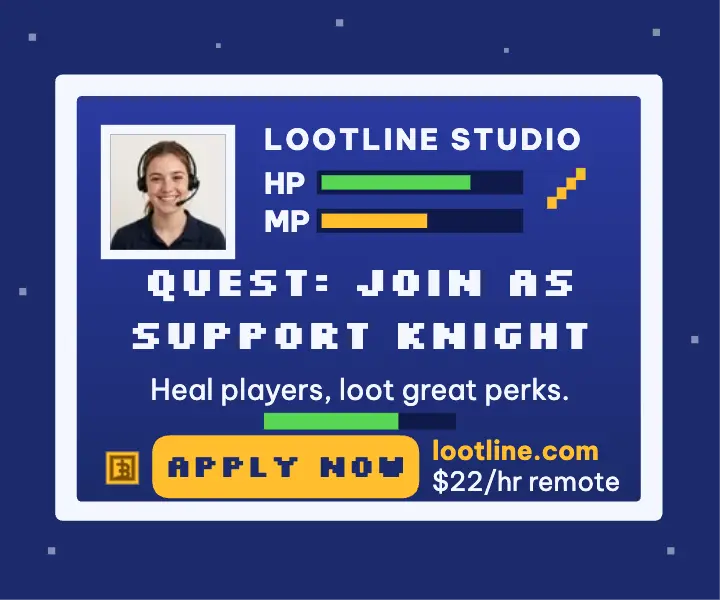 Lootline hiring quest ad template