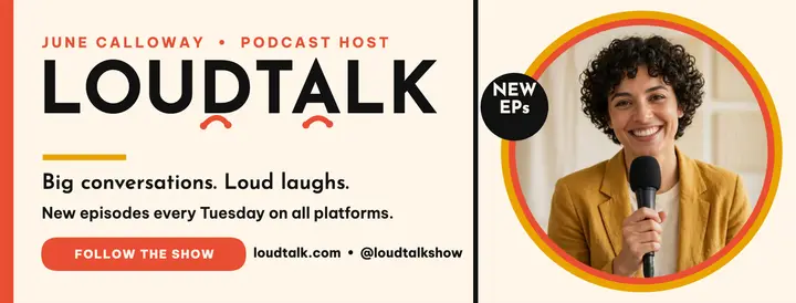 June Calloway Loudtalk creator cover template