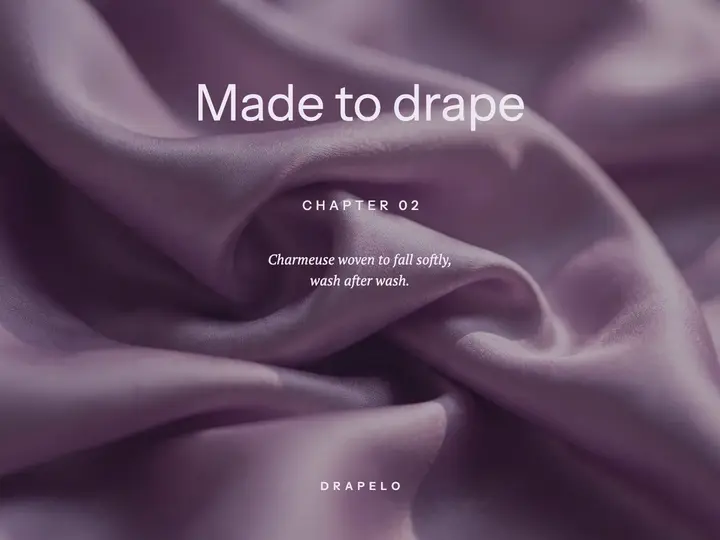 Drapelo loungewear fabric story slide template