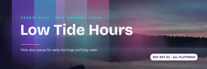 Verrin Hale Low Tide Hours album X header template