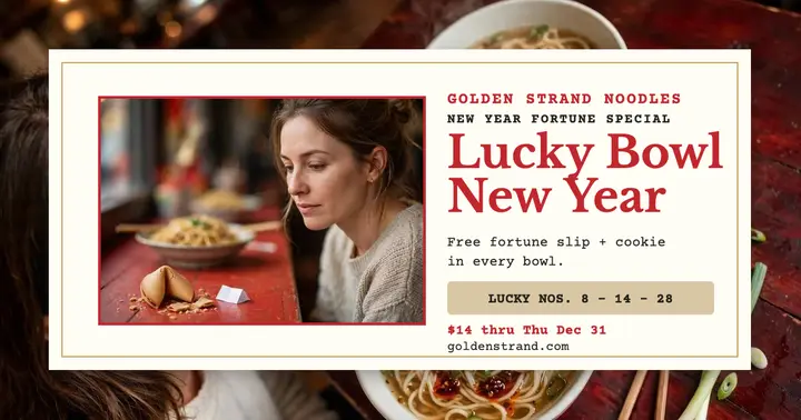 Golden Strand Lucky Bowl New Year post template