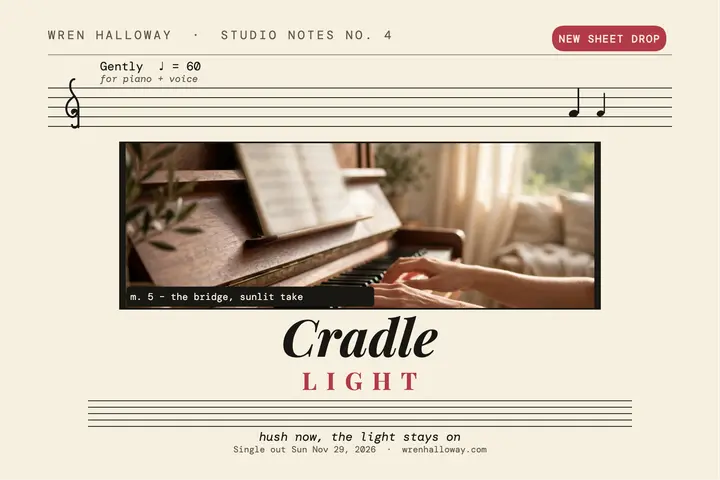 Wren Halloway Cradle Light sheet drop template