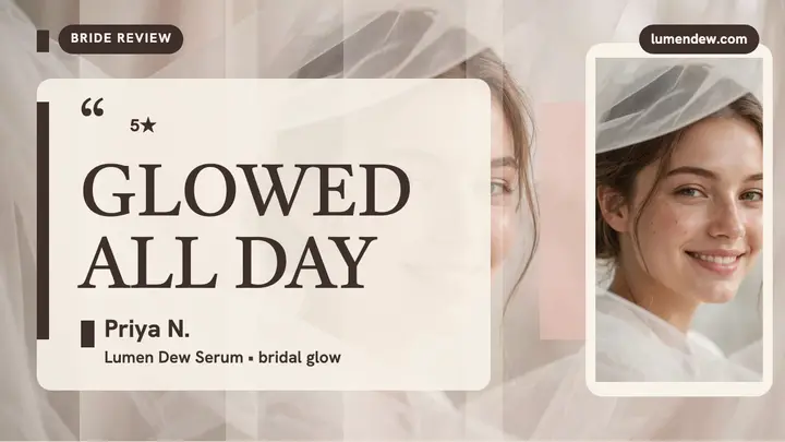 Lumen Dew bridal review thumbnail template