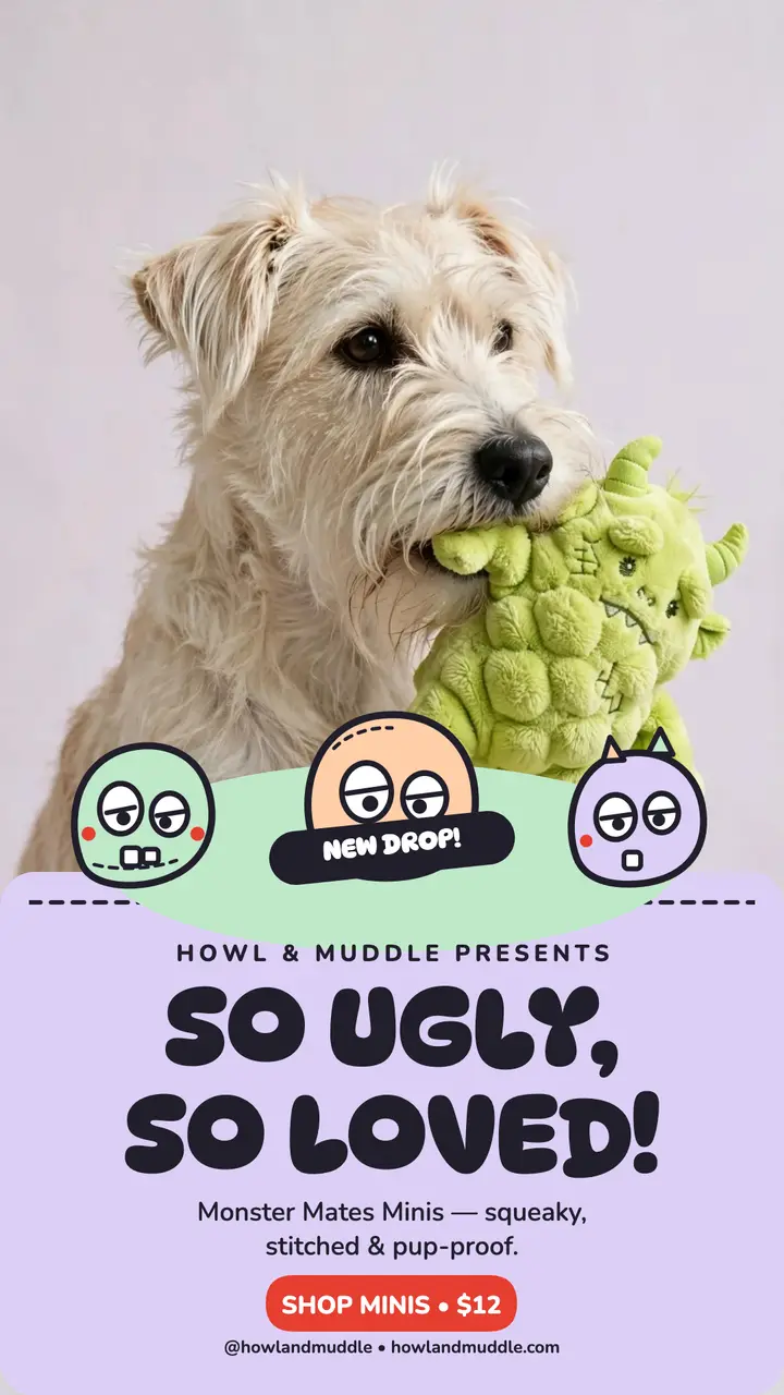 Howl and Muddle monster minis story template