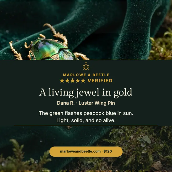 Luster Wing beetle jewel review template