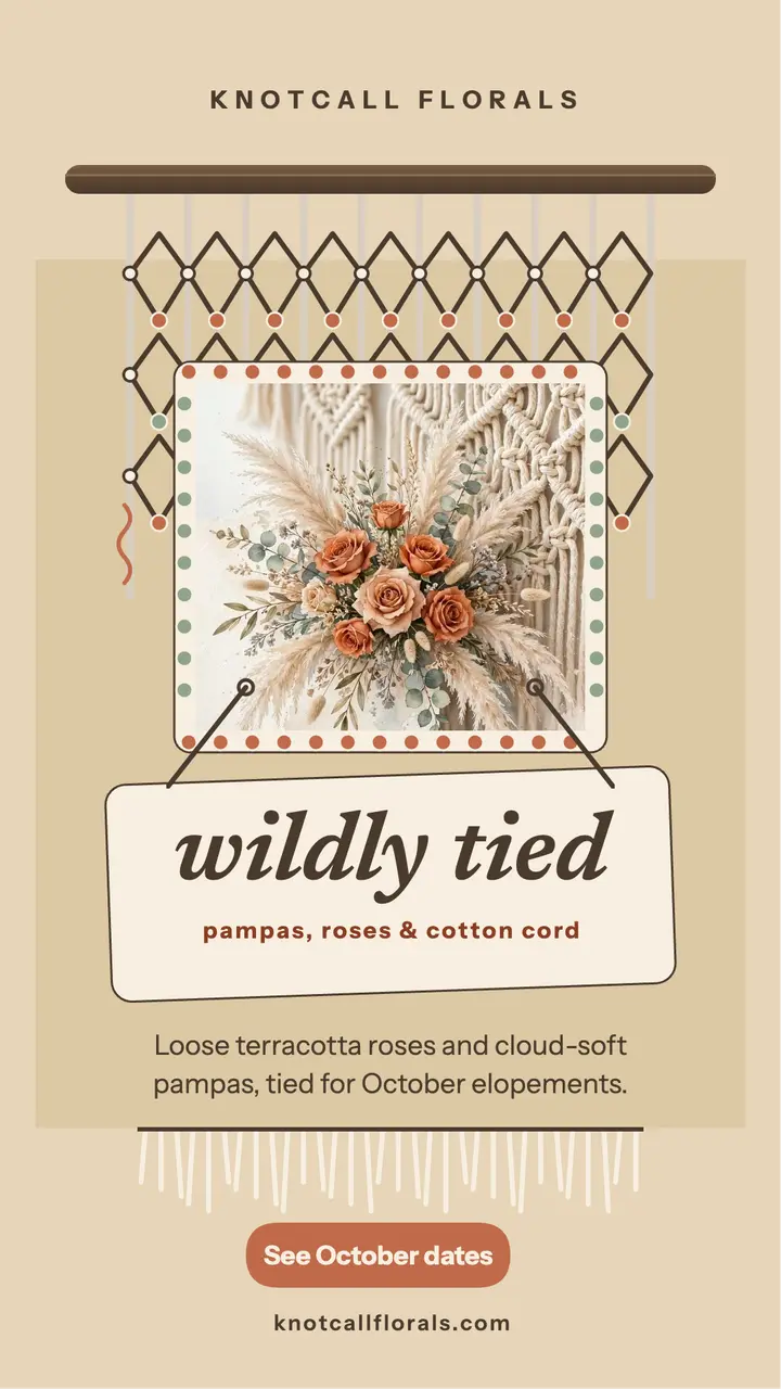 Knotcall boho wedding story: boho wedding florist story template