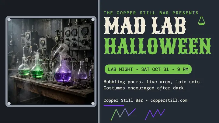 Copper Still mad lab Halloween thumbnail template