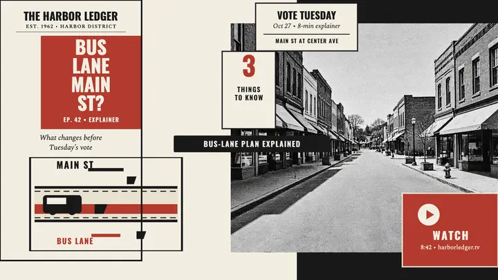 Harbor Ledger main street bus lane thumbnail template