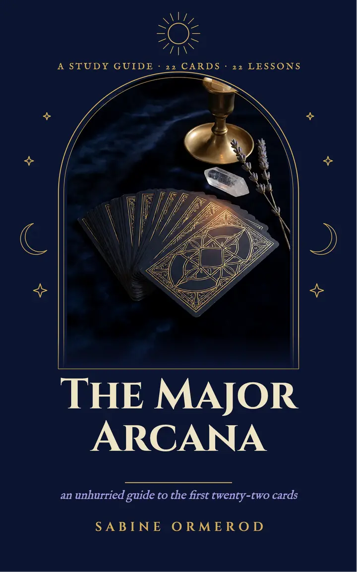 The Major Arcana study guide ebook cover template