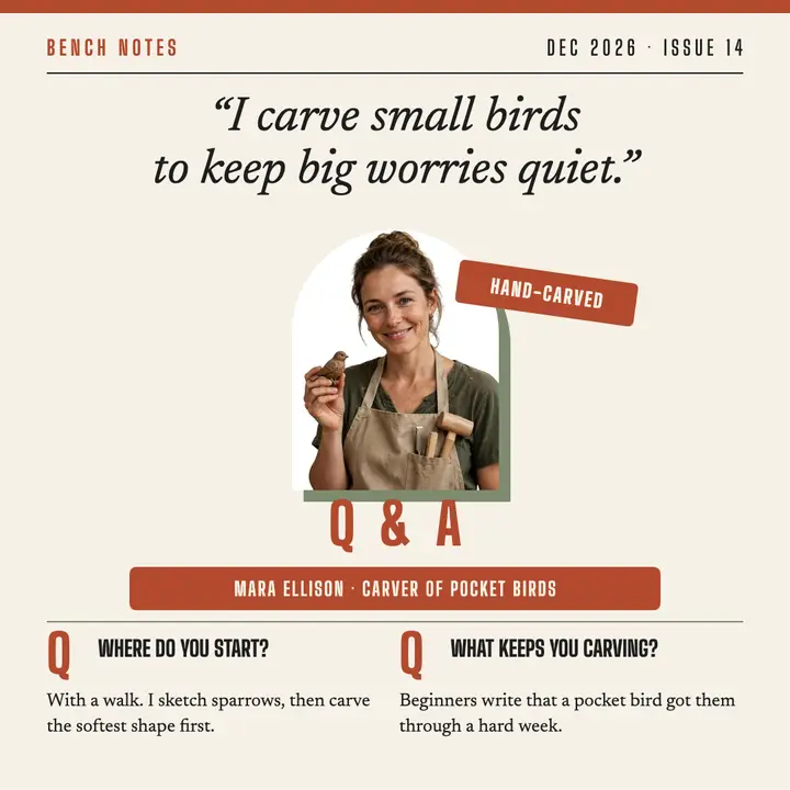 Mara Ellison maker interview Q&A post template