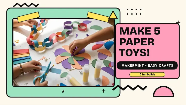 Makermint paper toys thumbnail template