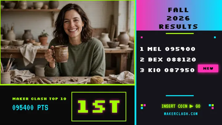 Maker Clash Top 10 results thumbnail template