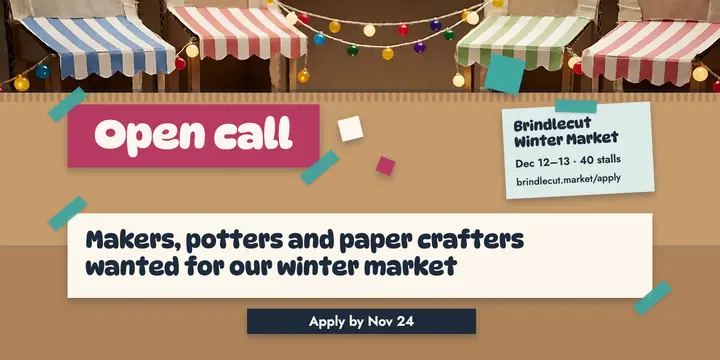 Brindlecut Winter Market vendor open call post template