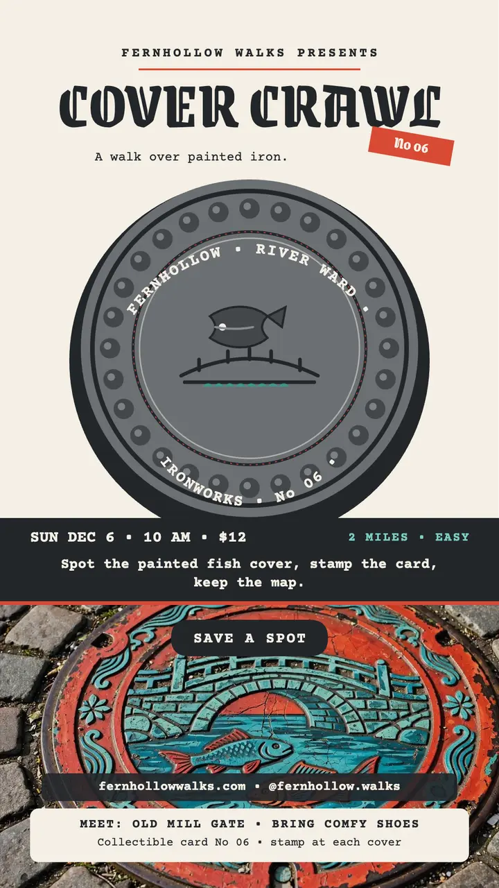 Fernhollow Cover Crawl walking tour story template