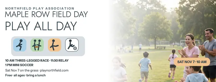 Maple Row Field Day sport cover template