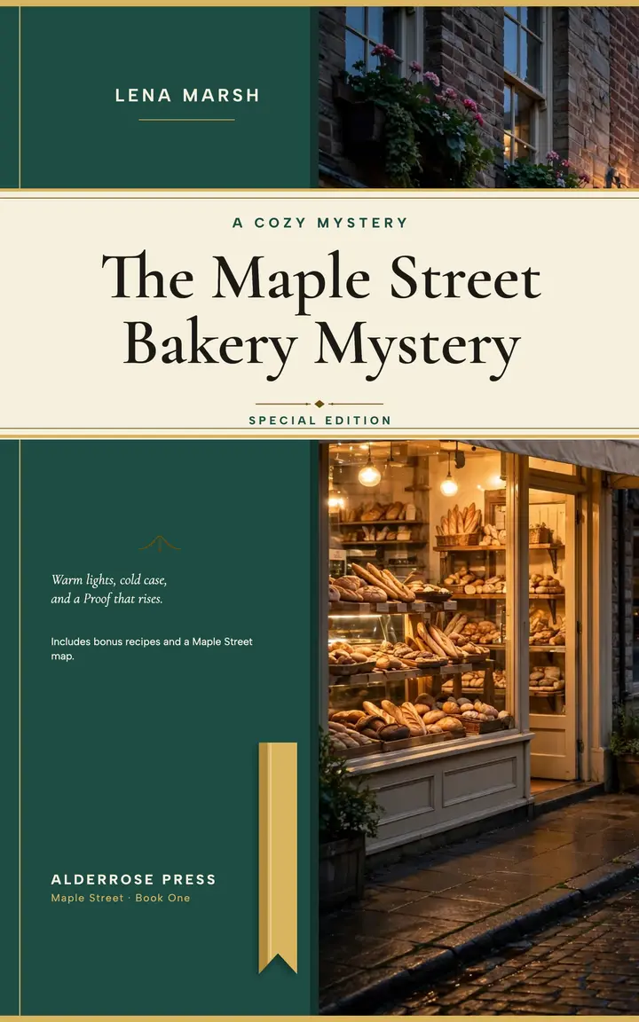 Maple Street Bakery mystery special edition template