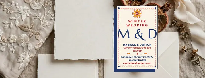 Marisol and Denton suzani winter cover template