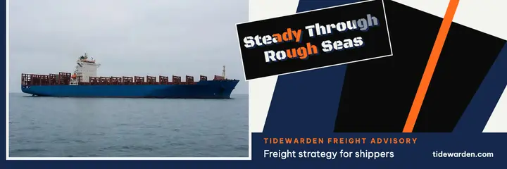 Tidewarden Freight Advisory dazzle X header template