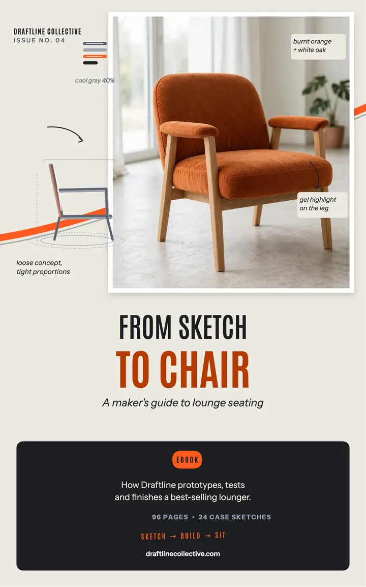 From Sketch to Chair ebook cover template
