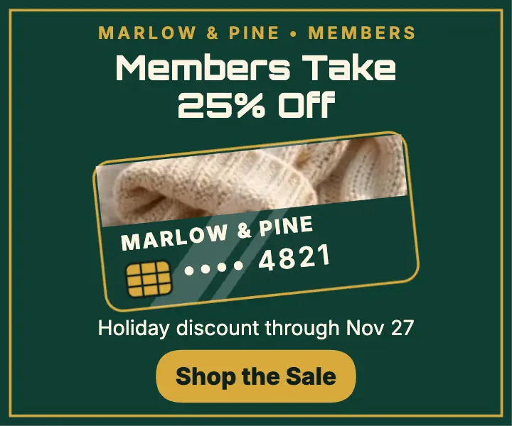 Marlow and Pine member sale ad template