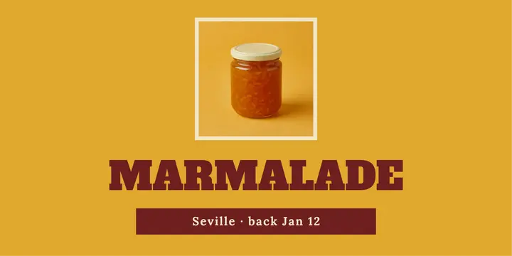 Marmalade restock object poster post template