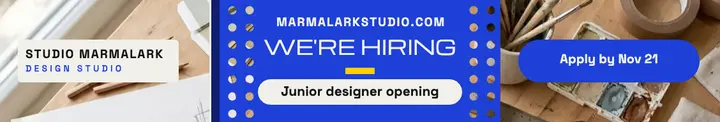 Studio Marmalark hiring LinkedIn cover template